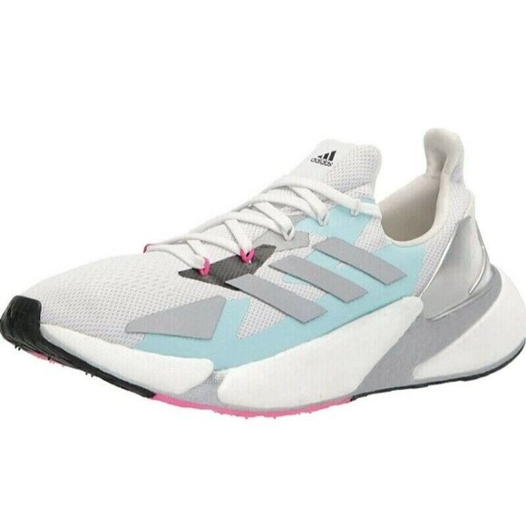 Adidas X9000L4 Running Shoes Womens 10.5 Sneakers FW8405 Crystal White Silver - Picture 6 of 11